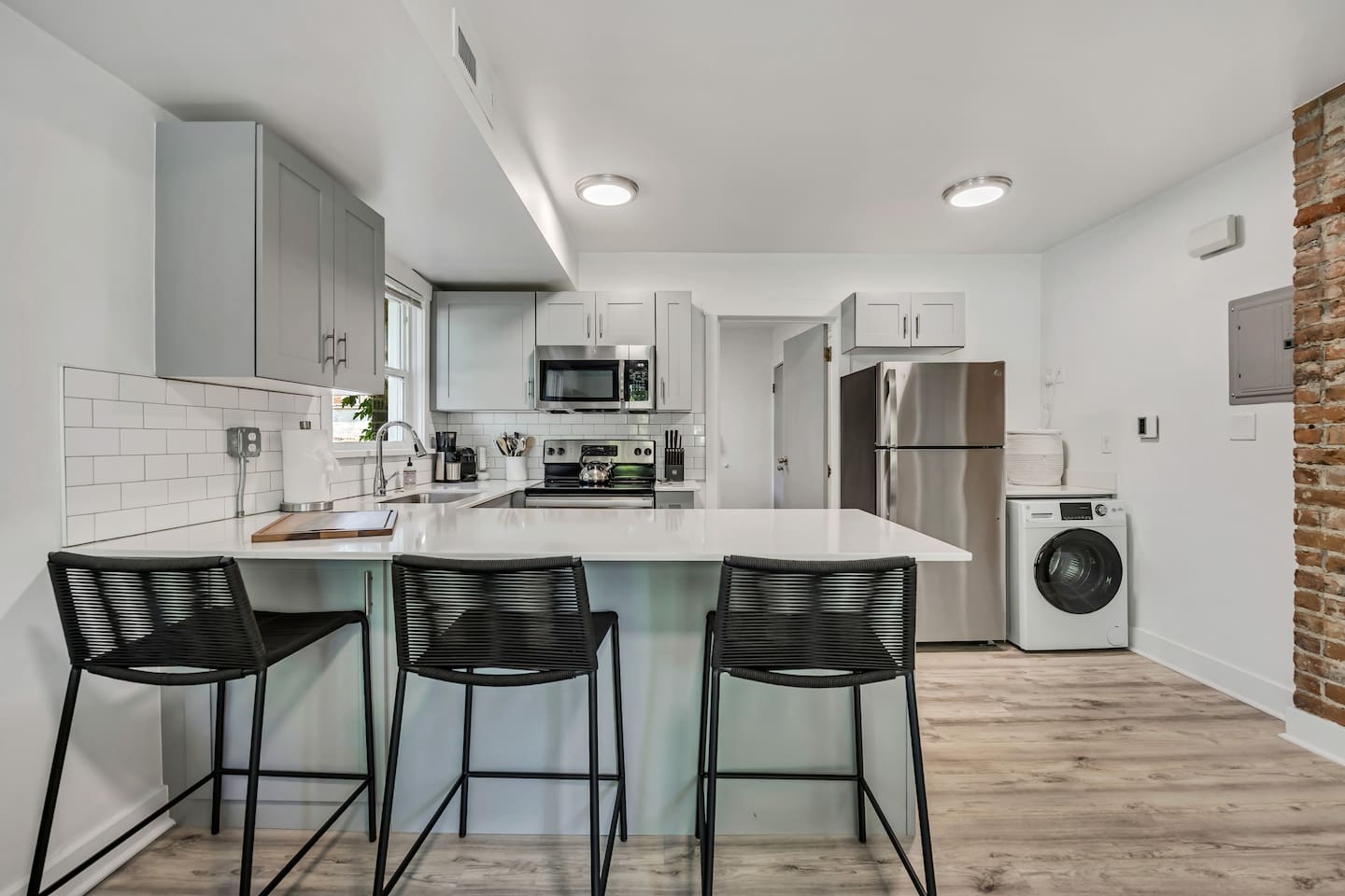 Downtown Mid-Century · Renovated Brick